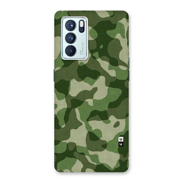 Camouflage Pattern Art Back Case for Oppo Reno6 Pro 5G