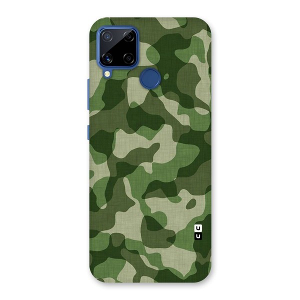 Camouflage Pattern Art Back Case for Realme C12