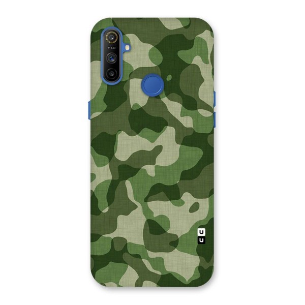 Camouflage Pattern Art Back Case for Realme Narzo 10A