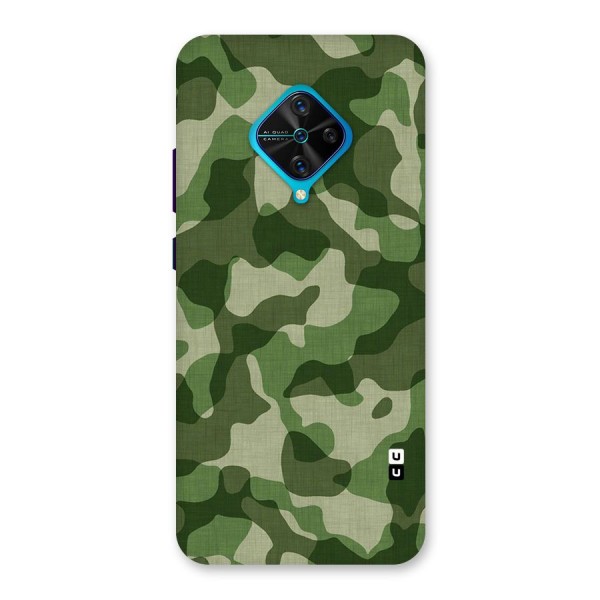 Camouflage Pattern Art Back Case for Vivo S1 Pro