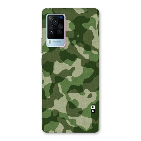 Camouflage Pattern Art Back Case for Vivo X60 Pro