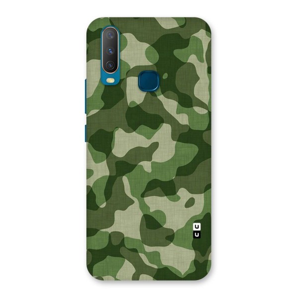 Camouflage Pattern Art Back Case for Vivo Y15