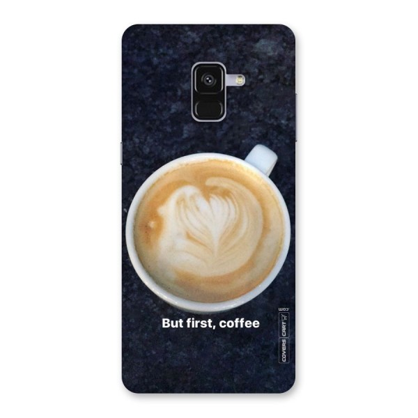 Cappuccino Coffee Back Case for Galaxy A8 Plus