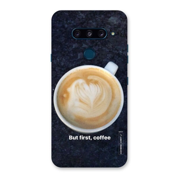 Cappuccino Coffee Back Case for LG  V40 ThinQ