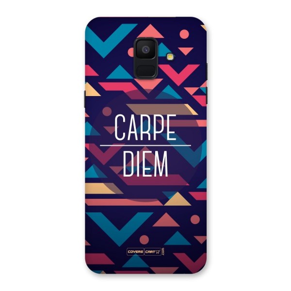Carpe Diem Back Case for Galaxy A6 (2018)
