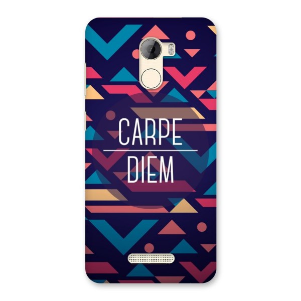 Carpe Diem Back Case for Gionee A1 LIte