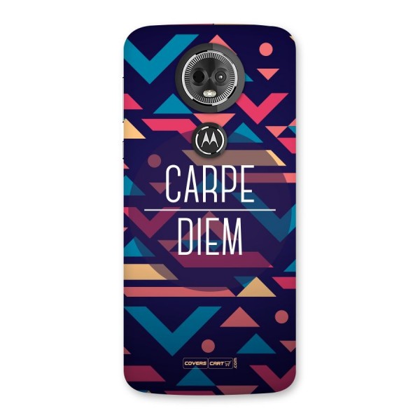 Carpe Diem Back Case for Moto E5 Plus
