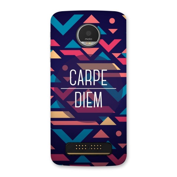 Carpe Diem Back Case for Moto Z Play