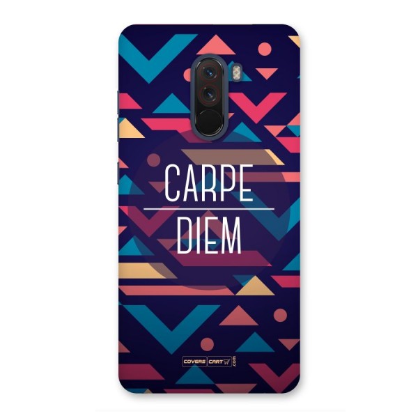 Carpe Diem Back Case for Poco F1