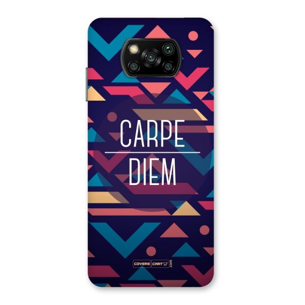 Carpe Diem Back Case for Poco X3
