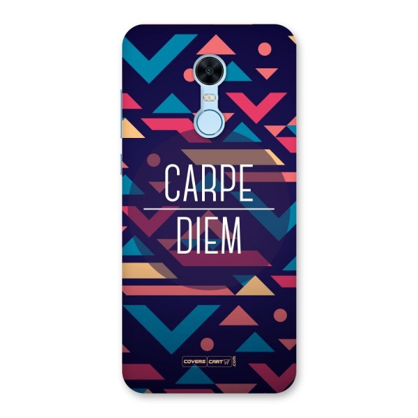 Carpe Diem Back Case for Redmi Note 5