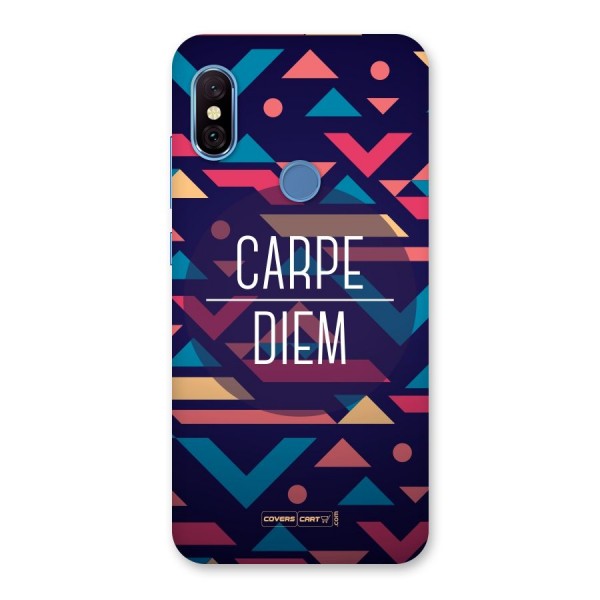 Carpe Diem Back Case for Redmi Note 6 Pro
