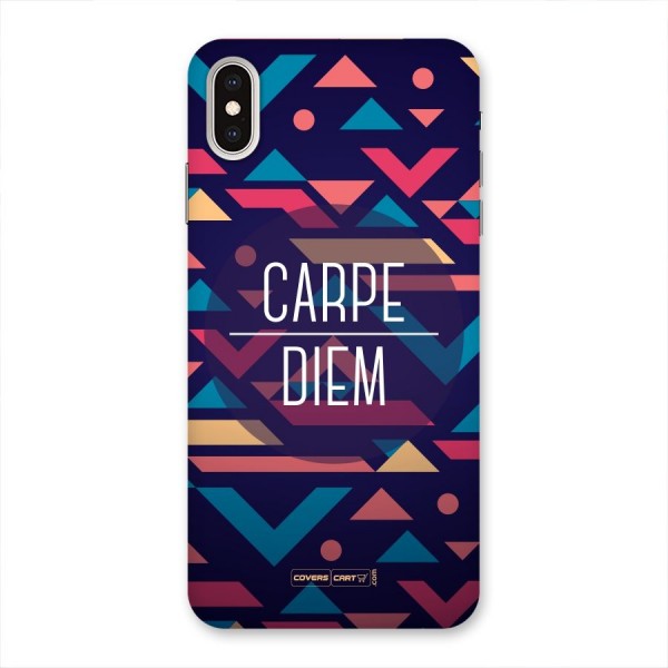 Carpe Diem Back Case for iPhone XS Max