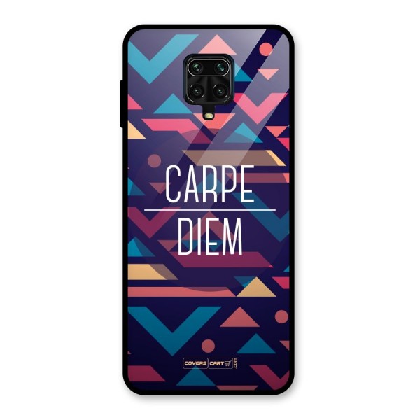 Carpe Diem Glass Back Case for Redmi Note 9 Pro