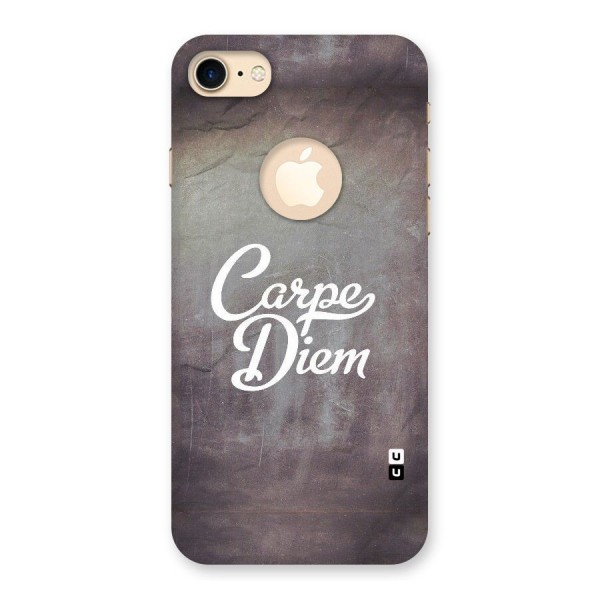 Carpe Diem Rugged Back Case for iPhone 7 Logo Cut