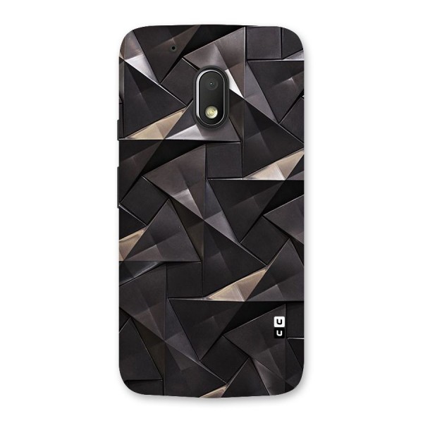Carved Triangles Back Case for Moto G4 Play