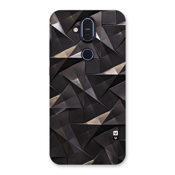 Carved Triangles Back Case for Nokia 8.1