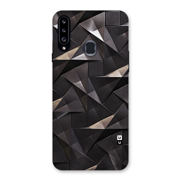 Carved Triangles Back Case for Samsung Galaxy A20s