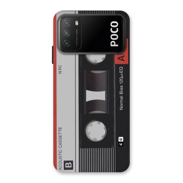 Casette Design Back Case for Poco M3