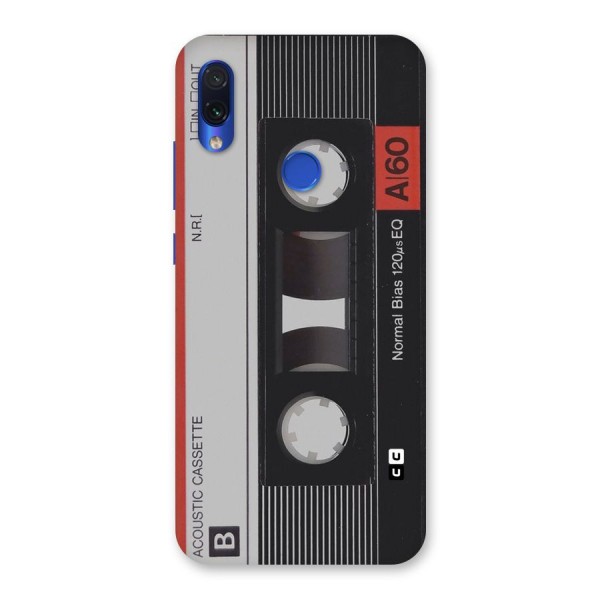 Casette Design Back Case for Redmi Note 7