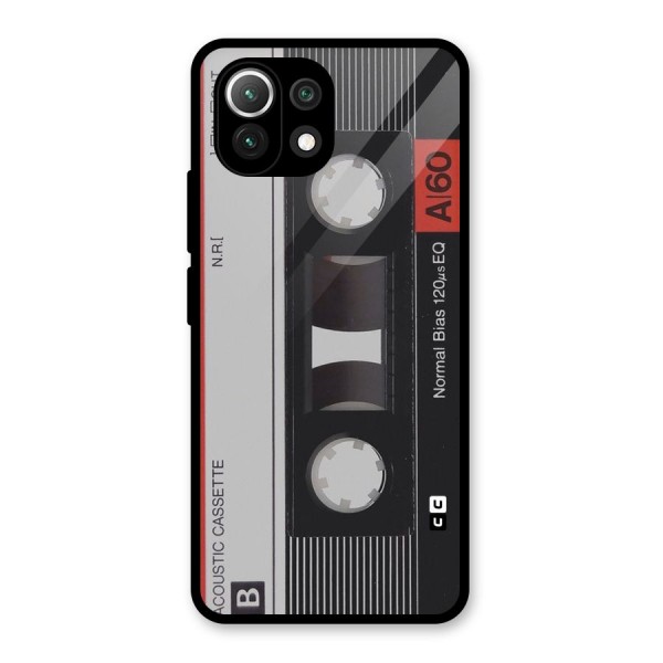 Casette Design Glass Back Case for Mi 11 Lite NE 5G