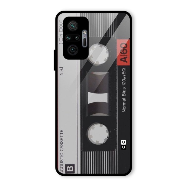 Casette Design Glass Back Case for Redmi Note 10 Pro Max