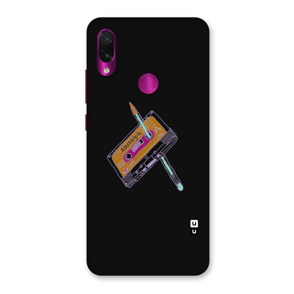 Casette Nostalgia Back Case for Redmi Note 7 Pro