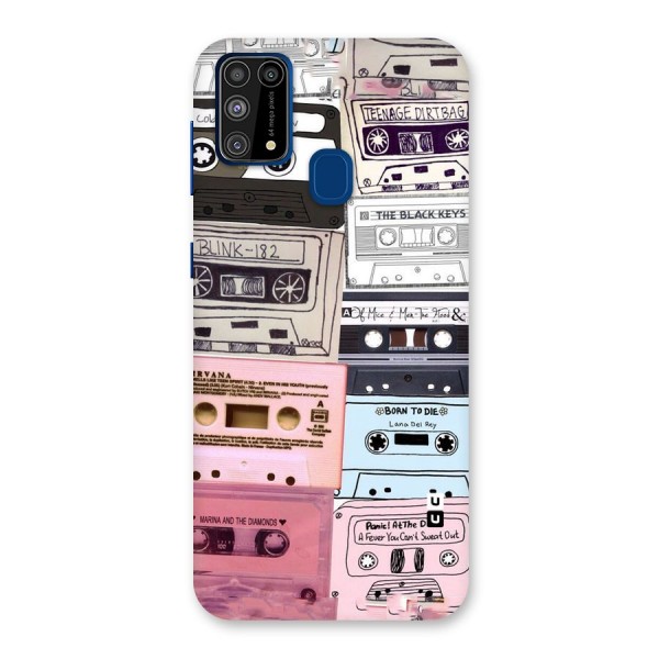 Casette Rolling Back Case for Galaxy M31