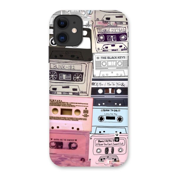 Casette Rolling Back Case for iPhone 11