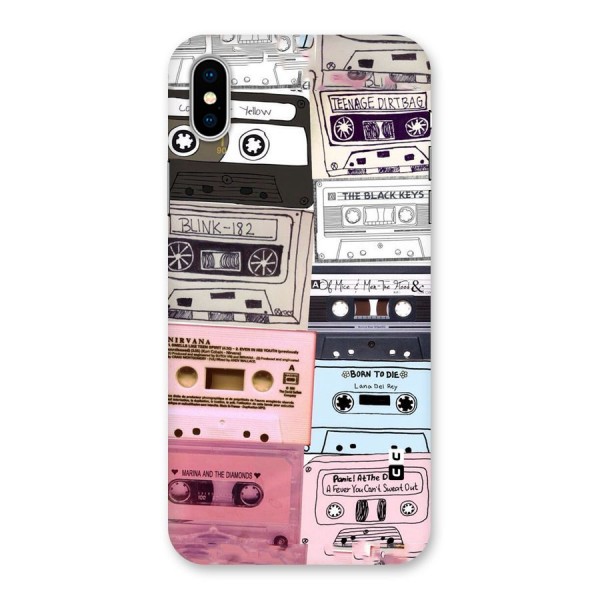 Casette Rolling Back Case for iPhone XS