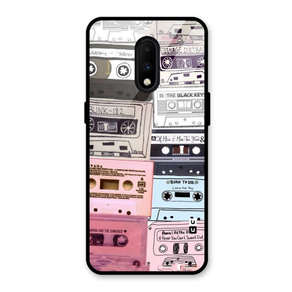 Casette Rolling Glass Back Case for OnePlus 7