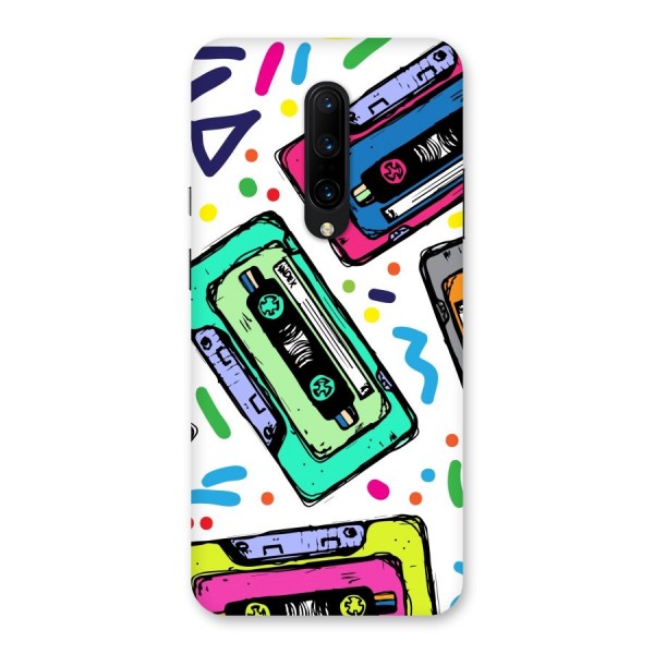 Cassette Pattern Back Case for OnePlus 7 Pro