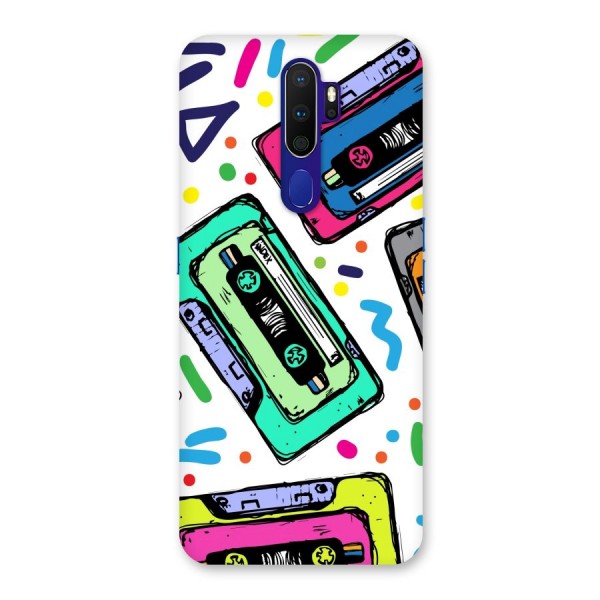 Cassette Pattern Back Case for Oppo A9 (2020)