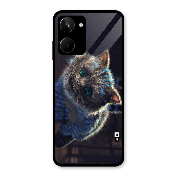 Cat Smile Glass Back Case for Realme 10