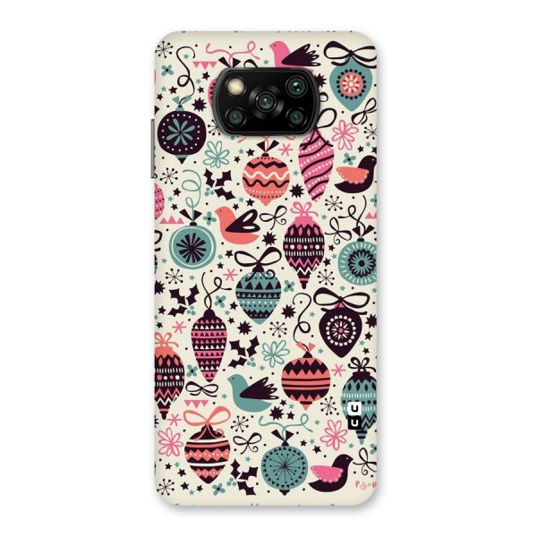 Celebration Pattern Back Case for Poco X3