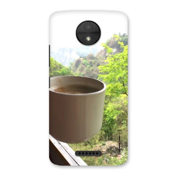 Chai With Mountain View Back Case for Moto C