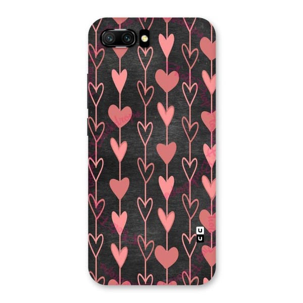 Chain Of Hearts Back Case for Honor 10
