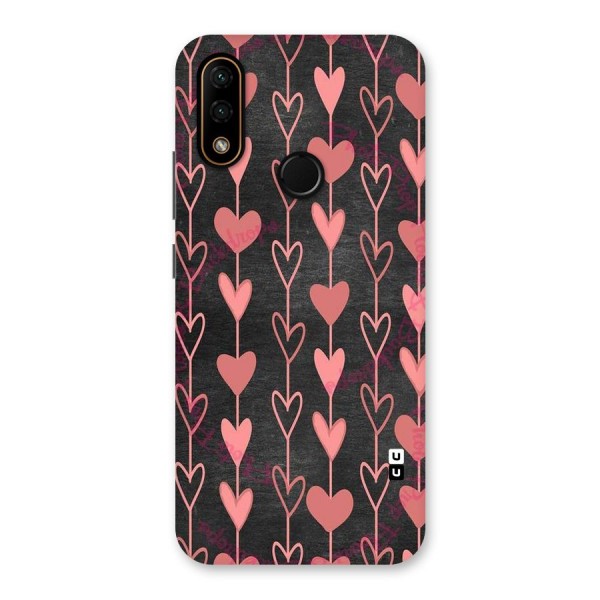 Chain Of Hearts Back Case for Lenovo A6 Note
