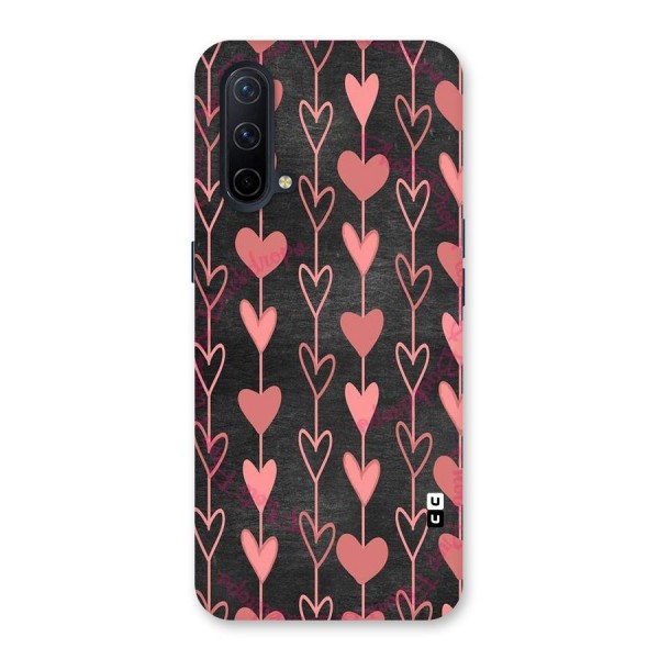 Chain Of Hearts Back Case for OnePlus Nord CE 5G