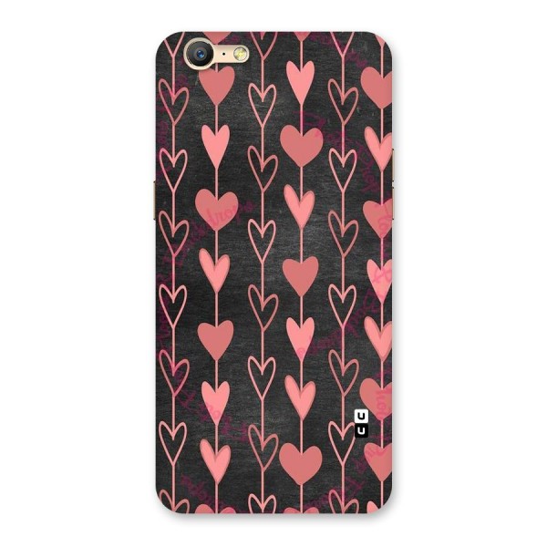 Chain Of Hearts Back Case for Oppo A39
