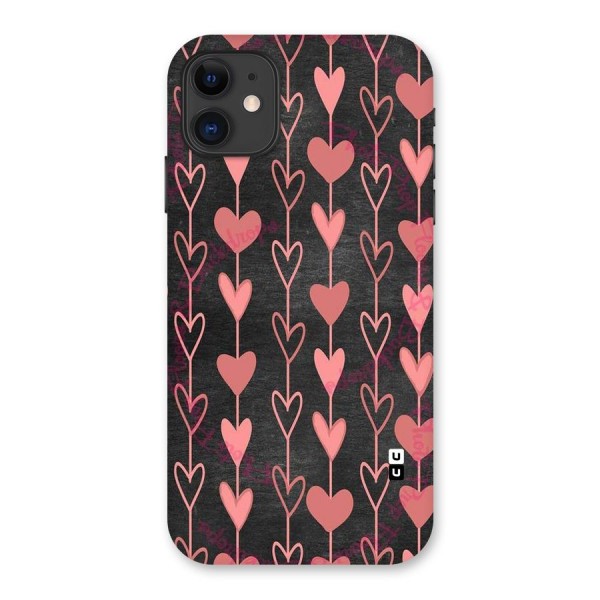 Chain Of Hearts Back Case for iPhone 11