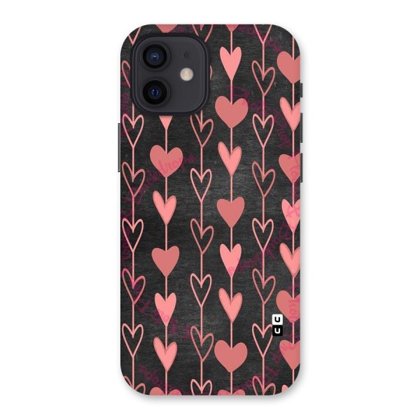 Chain Of Hearts Back Case for iPhone 12