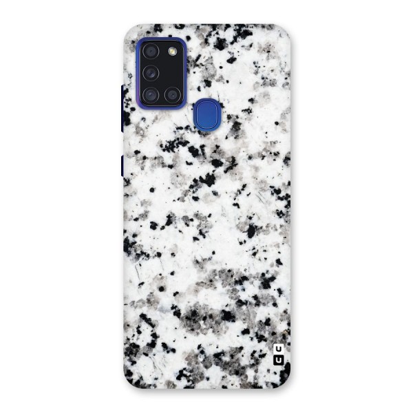 Charcoal Spots Marble Back Case for Galaxy A21s
