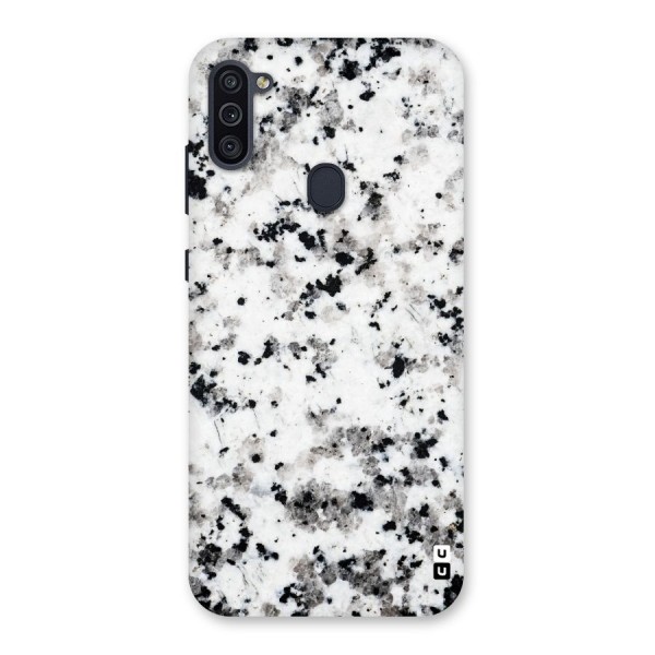 Charcoal Spots Marble Back Case for Galaxy M11