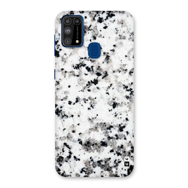 Charcoal Spots Marble Back Case for Galaxy M31