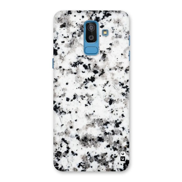 Charcoal Spots Marble Back Case for Galaxy On8 (2018)