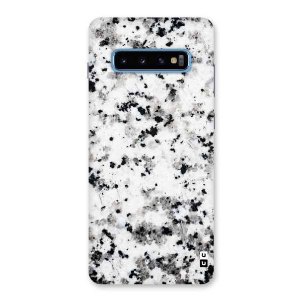 Charcoal Spots Marble Back Case for Galaxy S10 Plus