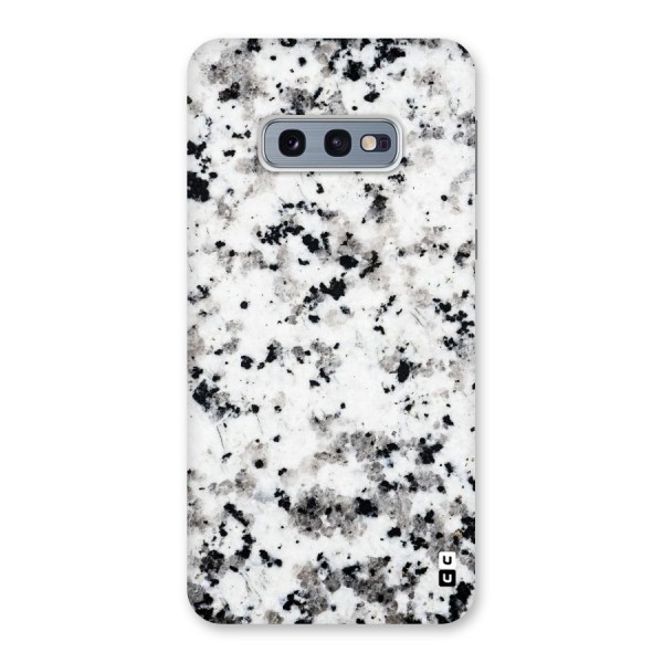 Charcoal Spots Marble Back Case for Galaxy S10e