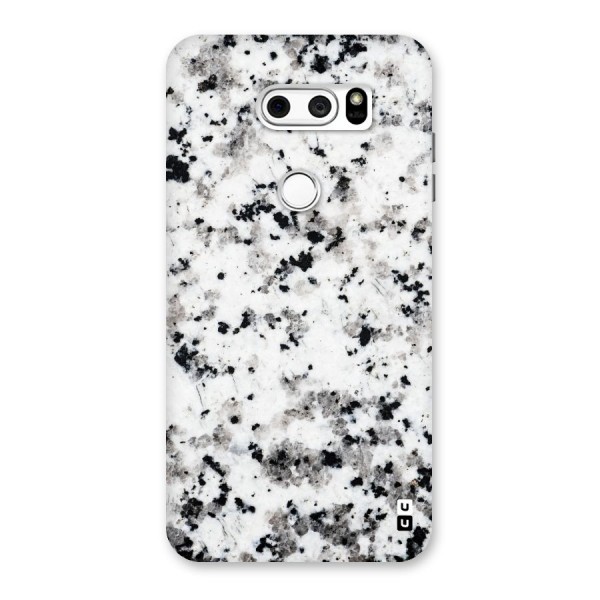 Charcoal Spots Marble Back Case for LG V30