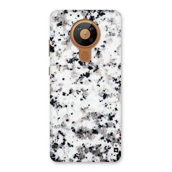 Charcoal Spots Marble Back Case for Nokia 5.3
